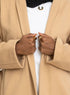 Beige RD - Ribbed Long - Feather Jacket - Khotwh